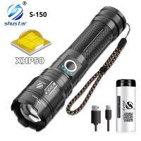 Super Bright Led Flashlight XHP50.2 Lamp Beads With Function Camping Powerful High Flashlights Portable Lighting