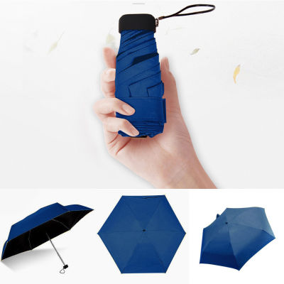 Small Fashion Folding Umbrella Flat Lightweight Umbrella Parasol Folding Sun Umbrella Waterproof Portable Travel Mini Umbrella