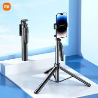 เซลฟี่่บลูทูธกันสั่นกิมบอลอัจฉริยะขาตั้งกล้องแบบพกพาพับได้ Xiaomi ไร้สายสำหรับโทรศัพท์มือถือแอนดรอยด์ IOS Tiktok