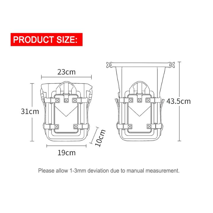 กระเป๋ากรอบกันชนกระเป๋าแถบการชน-cb400x-cb500x-เครื่องมือซ่อมแซมกล่องเครื่องมือกระเป๋ากันน้ำสำหรับ-honda-cb-500x-cb500-x-2013-2022