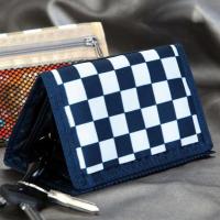 Dompet Fashion Pria Dompet Pendek Kain Kanvas Dompet Kartu Tempat ID Tas Uang Mini Dompet Koin Kantong Burse Tas Kecil