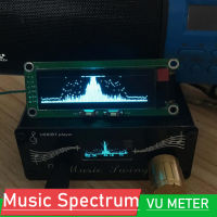 2.08นิ้ว OLED Music Spectrum Display Analyzer MP3รถ Poower เครื่องขยายเสียงตัวบ่งชี้ระดับเสียง Music Rhythm Analyzer VU METER