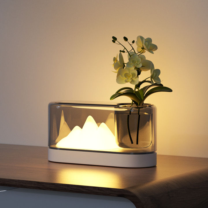 Miniature Figurine Lamp Unique Home Decor Eye Protection Desk Lamp ...