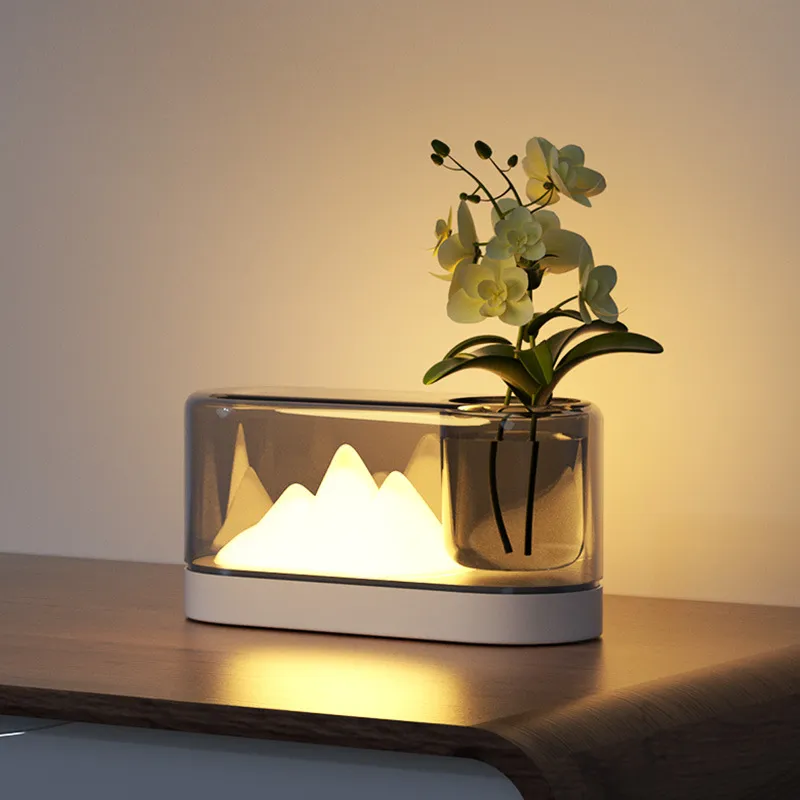 Miniature Figurine Lamp Unique Home Decor Eye Protection Desk Lamp ...
