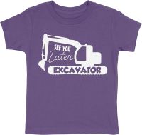 Luxxology See You Later Excavator Toddler T-Shirt