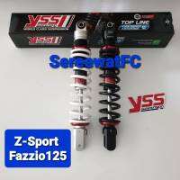 ส่งฟรี โช้คหลัง YSS Yamaha Fazzio Fazzio125 ปี 22&amp;gt;  Z-Sport ยาว 325 มิล สปริงดำ แกนดำ ของแท้ 1 ตัว จำหน่ายจากร้าน W-Racing