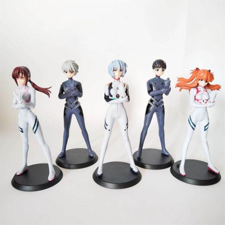 Gooyeh Ayanami Rei & Asuka Action Figuren 18cm - Evangelion PVC Statuen Set