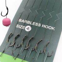 【CC】 6PCS Carp Fishing Tied Hair Rigs Made Stop Hooks  2  4  6  8