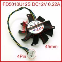 Fd5010u12s 12โวลต์0.22a 45มิลลิเมตร39*39*39มิลลิเมตรพัดลมทำความเย็นสำหรับกราฟิก Nvidia พัดลมระบายอากาศวิดีโอการ์ด4pin