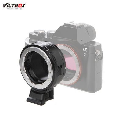 Viltrox NF-NEX Lens Adapter for Nikon F AF-S AI G Lens to Sony E Camera A9 A7SII A7RII NEX 7 A6500 w/ Tripod Mount Aperture Ring