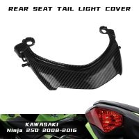 Hydro Dipped Carbon Fiber Rear Seat Tail Light Cover Fairing For KAWASAKI Ninja 250 2008 2009 2010 2011 2012 2013 2014 2015 2016