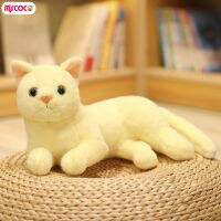 MSCOCO ตุ๊กตาแมว Boneka Mainan น่ารักสร้างสรรค์ Boneka Mainan จำลองสำหรับผู้ใหญ่เด็กผู้ชายและเด็กผู้หญิง