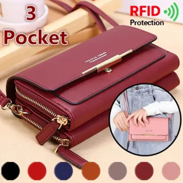 Purse Women's long clutch bag Multi-functional large capacity