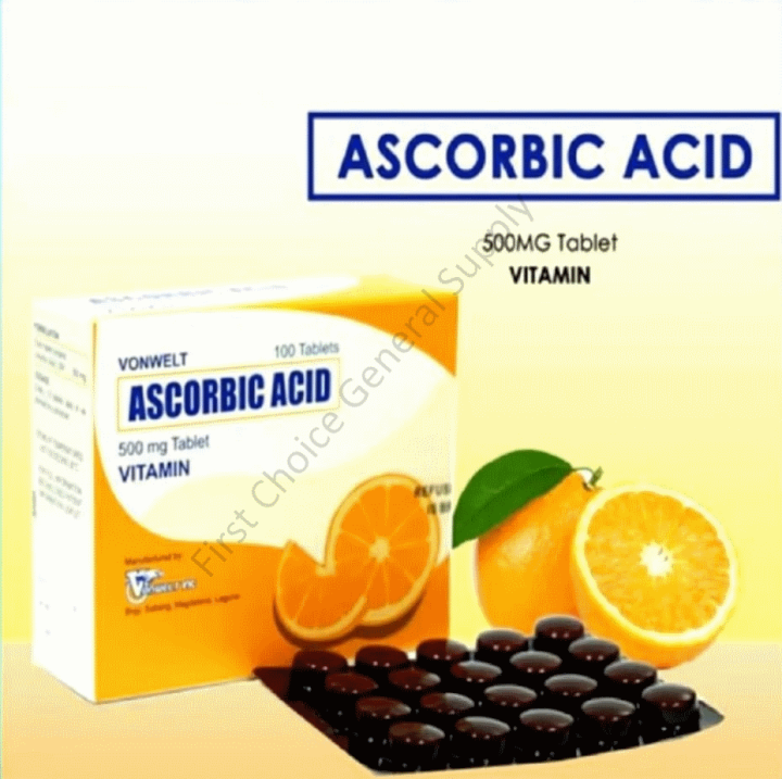 Vonwelt Vitamin C, (ExpireDateDecember2023) Ascorbic Acid 500mg ( 100