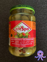 CRESPO     Green Olives Stuffed with Pimiemto Paste     Size 354g.