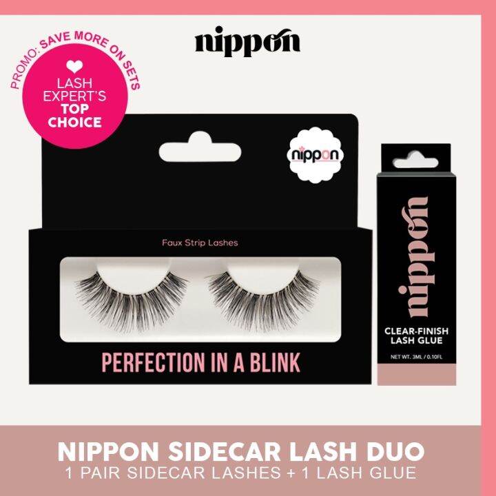 Nippon Lash Duo SIDECAR Fake Eyelash with Glue Lazada PH