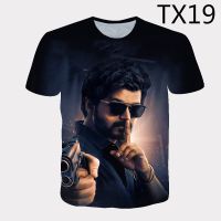 BEAST Master Vijay thalapathy short-sleeved T-shirt premier design Summer New high quality T-shirt