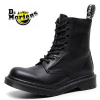 Dr Martens Air Wair 1088ลายผิวลิ้นจี่ของผู้หญิง,รองเท้าบูทสั้นหนังวัวชั้นลายเวอร์จิเนียหญิง