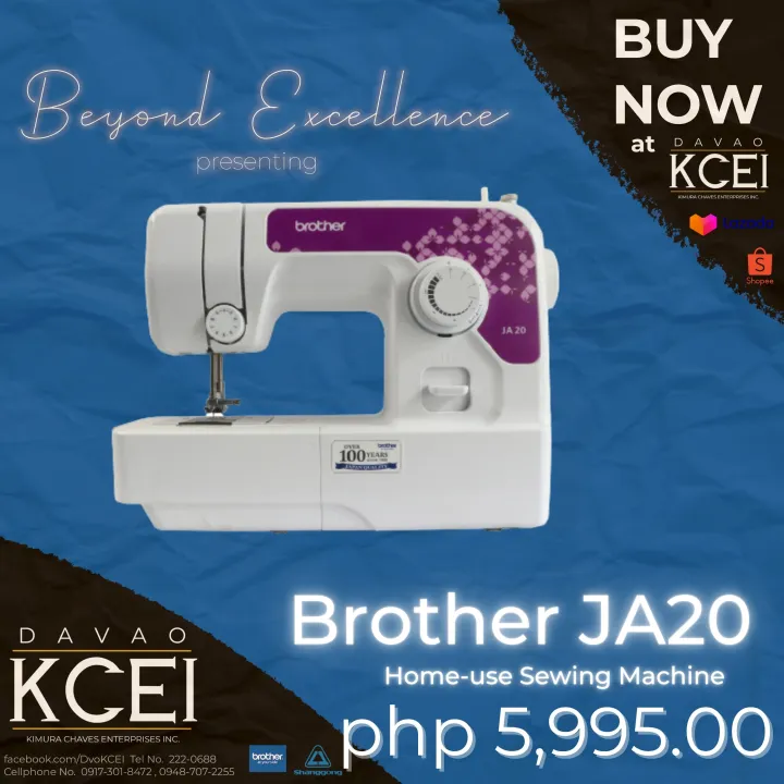 Brother JA20 Homeuse Sewing Machine Lazada PH