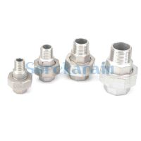 1/4 3/8 1/2 3/4 1 1-1/4 1-1/2 2 BSP Female To Male 304 Stainless Steel Socket Union Pipe Fitting Connector 2Mpa