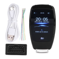 Universal TK900 LCD Touch Screen Smart Key Remote Keyless Entry สำหรับ Start Stop Engine Button รุ่น Black