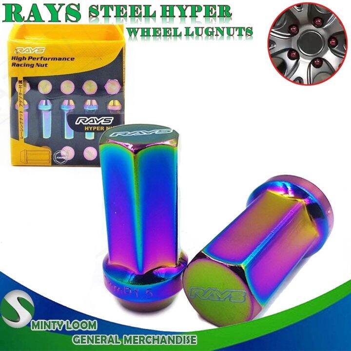 Rays Hyper Nut Steel Lug Nut 12Mm X 15Mm 20 Pcs Lazada PH