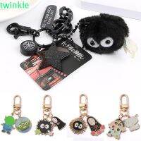 nmiaojudianzishangwuyo TWINKLE1 Elf Anime Keychain Coal Trinket Pendant Hayao Miyazaki Spirited Away Keyring