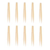 【jw】☇¤❁  10pcs Clip Salad Food Toast Tweezer Bacon Utensil Teaware Accessories