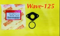 แป้นคาร์บู ไฟเบอร์ (พร้อมโอริง) Wave-125,Dream-125 : Maximum