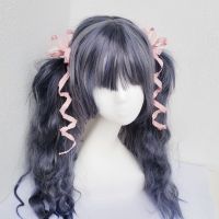 Girls Lolita Long ribbon bow tie Hair clips Cos maid Hairpins Womens cute hairbands for party hair accessories