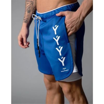 LYFT Mens Fitness Casual Shorts Quick Dry Training Bermuda Shorts Side Pocket Design Adjustable Waist Running Football Basketball Shorts