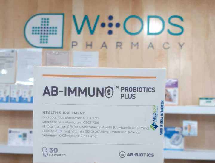 WOODS PHARMACY ABIMMUNO Plus 10s / 1 box Probiotic with Multi