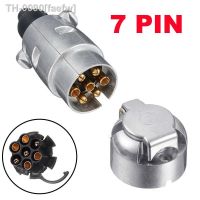 ▲△◕ faefw Conector de 7 pinos para reboque carro acessório tomada em formato redondo adaptador conversor kit fonte alimentação ferramenta elétrica caravana e caminhão 12v