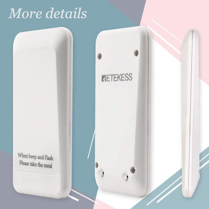 retekess-call-coaster-pager-receiver-for-td157-restaurant-pager-wireless-restaurant-paging-queuing-system-calling-system-1pcs