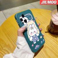 JIUMOO เคสสำหรับออปโป้ไฟนด์ X3 Pro เคสการ์ตูนกระต่ายน่ารักลวดลายสวยงามเคสโทรศัพท์ดีไซน์ใหม่บางปกป้องขอบสี่เหลี่ยมเคสนิ่มเคสกันกระแทกปลอกซิลิโคน