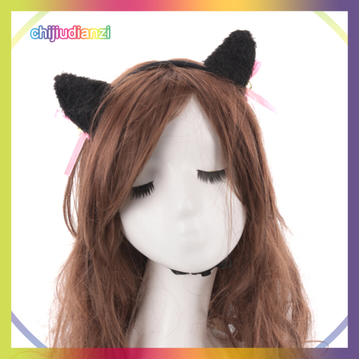 chijiudianzi-5ชิ้น-เซ็ต-cat-cosplay-costume-cat-tail-ears-collar-paws-ถุงมือชุดน่ารัก