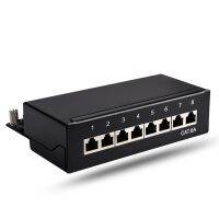 【hot】❁∏ RJ45 8 Port 6 6A Panel Shielded Desktop Wall Mounted Weak Current