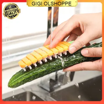 Bendable vegetable washing brush fruit and vegetable cleaning