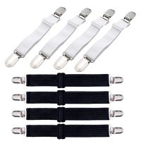 【cw】 8 Pcs Bed Sheet Holder Adjustable Fasteners Grippers Suspenders  amp; Heavy Duty