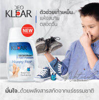 แป้งดับกลิ่นเท้า DEOKLEAR Happy Feet Foot Powder