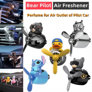 Car Aromatherapy Car Air Freshener Bear Pilot Propeller Air Outlet