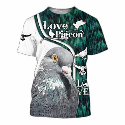 2023 Beautiful Pigeon 3D All Over Print Shirts For Men New Item Best Seller