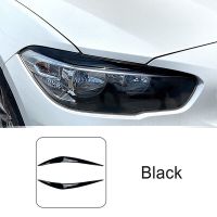 For 1 Series F20 116I 118I M135I 2015-2019 Front Headlight Cover Garnish Strip Eyebrow Cover Trim Sticker Resin