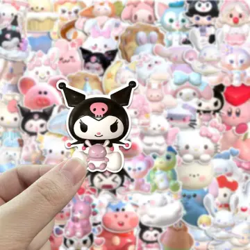 Shop 50packs Cute 3d Sanrio Cartoon Fashion Sticker with great discounts  and prices online - Dec 2023