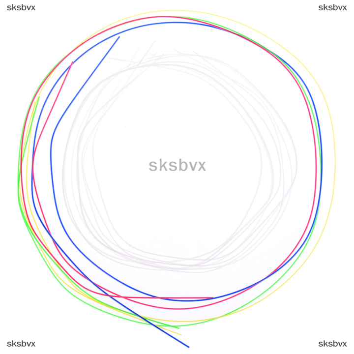 sksbvx-4-string-ชุดสากลสำหรับกีตาร์-a-e-c-g-white-muticolor