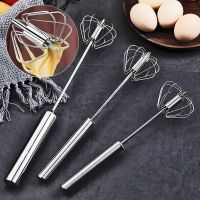 Stainless Egg Beater Semi-Automatic Egg Tools Egg Stiring Cream Whisk Manual Mixer Household Kitchen Baking Accessories