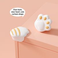 ❆ஐ◙ Baby Safety Corner Protector Silicone Anti-collision Table Edge Cover Cartoon Cat Claw Children Table Guards Protective Corner