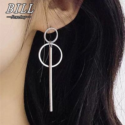 Exaggerated Hollow Geometric Pendants Drop Earrings for Women Big Personality Simple Dangle Earring Long boucle d 39;oreille