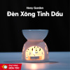 Đèn xông tinh dầu gốm bát tràng bằng nến làm thơm phòng tiết kiệm thay thế - ảnh sản phẩm 1