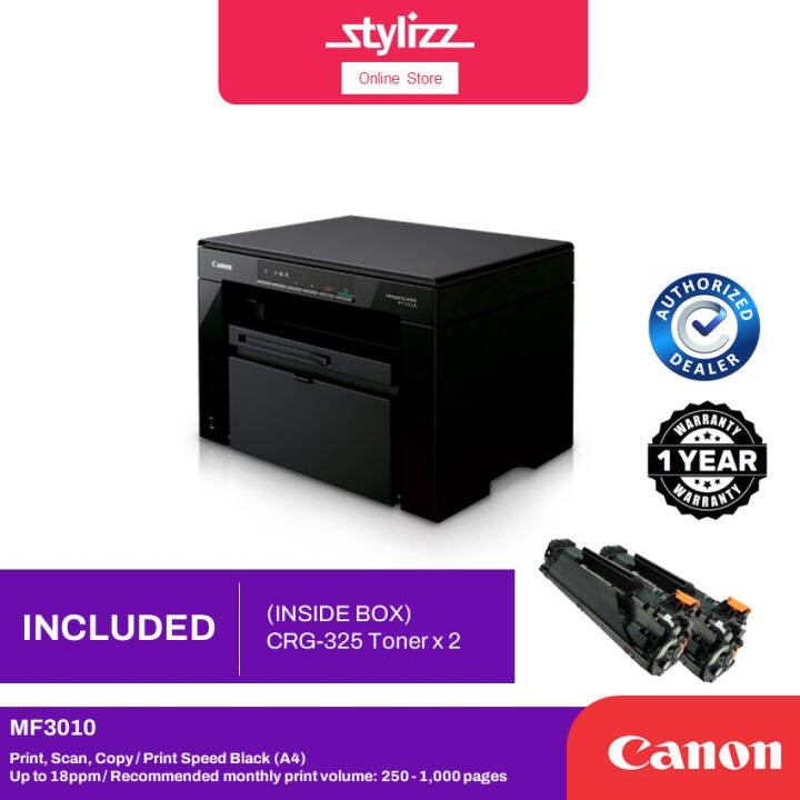 Canon imageCLASS MF3010 Mono Laser Printer / Extra Toner | Lazada